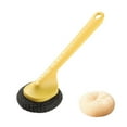 thumbnail image 2 of Stainless Steel Cleaning Brush with Replaceable Scourer, Ergonomic Handle Kitchen Pot Scrubber for Non-Stick Cookware, Dishwashing Tool, 2 of 6