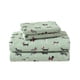 thumbnail image 1 of Juego de Sábanas Laura Ashley de Franela de Algodón para Cama Individual con Diseño Holiday Pups, 1 of 9