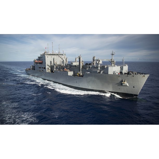 LAMINATED POSTER Dry cargo ship USNS Matthew Perry (T-AKE ...