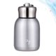 thumbnail image 4 of Tazas de acero inoxidable con forma de barriga, taza térmica portátil, minibotella, tazas de agua, 300 ml, color plateado, 4 of 5