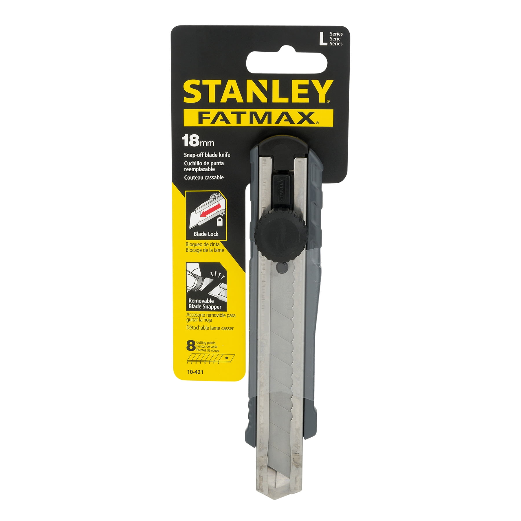 Stanley FatMax L Series Snap Off Blade Knife, 10421