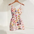thumbnail image 7 of Yievot One Piece Swimdress Swimsuits for Women Floral Print Swim Dresses Skirt Bathing Suit Tummy Control Modest Swimwear, 7 of 7