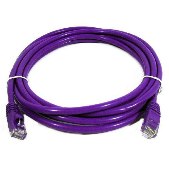 TechCraft Câble ethernet réseau Cat5e 350MHz RJ-45 100 Pieds Violet