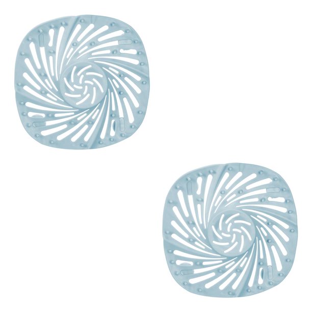 Bearachild Colador de filtro de silicona para fregadero de cocina Azul 2Conjunto
