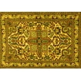 thumbnail image 1 of Ahgly Company Indoor Rectangle Persian Yellow Traditional Area Rugs, 2' x 5', 1 of 4