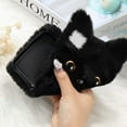 thumbnail image 5 of HEMOTON Dust-proof Phone Case Cartoon Cat Phone Shell 15.30X7.80X1.00CM Black, 5 of 7