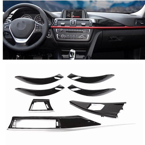 Inner Center Console Decorative Interior Trim Cover For BMW F30 F31 F34 M Sport