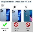 thumbnail image 2 of Funda cuadrada para iPhone 13 Pro Max, lente de cámara completa estética linda P, 2 of 5