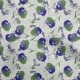 thumbnail image 1 of oneOone Viscose Jersey Dark Purple Fabric Florals Diy Clothing Quilting Fabric Print Fabric By Yard 60 Inch Wide, 1 of 1