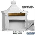 thumbnail image 2 of Salsbury Industries 4460WHT Victorian Mailbox - White, 2 of 3