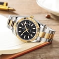 thumbnail image 3 of 【START】Men's Mechanical Watch Date Function Waterproof Watch Luminous Scale Dial Golden Watch, 3 of 11