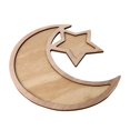 thumbnail image 1 of Cateissary Exquisito Islam Eid Moon Festival Bandeja para servir comida Decoración duradera Bandeja de comida Almacenamiento y organización del hogar No.01 Cateissary HA025030-01, 1 of 6