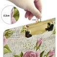 thumbnail image 4 of FMSHPON Roses Flowers Clipboard Hardboard Wood Nursing Clip Board and Pull for Standard A4 Letter 13x9 inches, 4 of 8