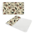 thumbnail image 2 of ZIATUBLES Raven Bat Skull Rose Print Ironing Blanket, Portable Lightweight Travel Ironing Board for Clothes, Heat Resistant Foldable Ironing Mat Pad Fits Small Space Halloween Deocr, 31.5" x 19.6", 2 of 7