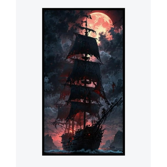 Artist Canvas with Pre-Stretched 1.5 Inch Thick Painting Canvas Roll for Art & Craft. (Color-5, 8 × 12", Unframed)