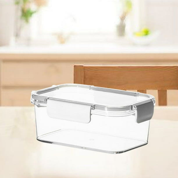 Contenedor para Refrigerador con Dispensador de Queso | Organizador de Plástico para Frutas, Ajo, Jengibre y Especias con Tapa Abatible | Caja Hermética para Cocina, Picnic, Viajes, Preparación de Co