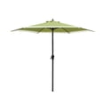 thumbnail image 1 of APEX GARDEN Dual Color 9 ft 6 Ribs Outdoor Market Umbrella Push Button Tilt and Crank Lift, 1 of 4