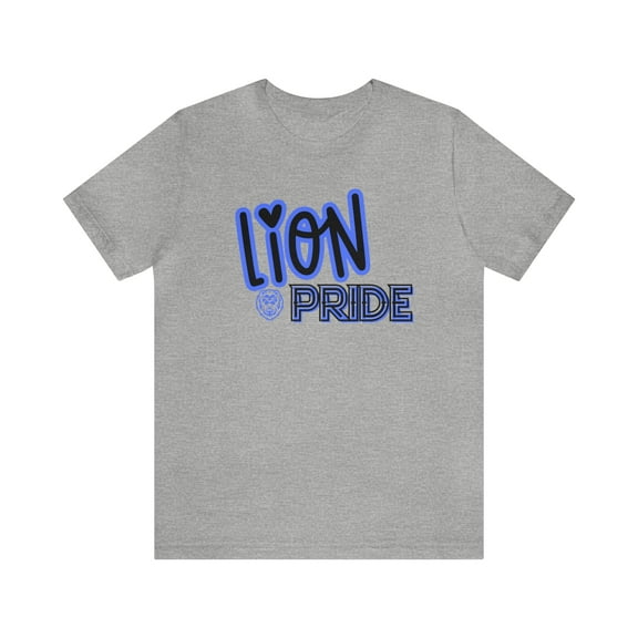 Unisex Jersey Short Sleeve Tee Lion Pride Blue Tshirt