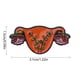 thumbnail image 4 of Fiudx Liquidación De Joyas Broche De Aceite De Goteo De Flor Overlord, Broche Con forma De Útero De Órgano Humano, 4 of 5