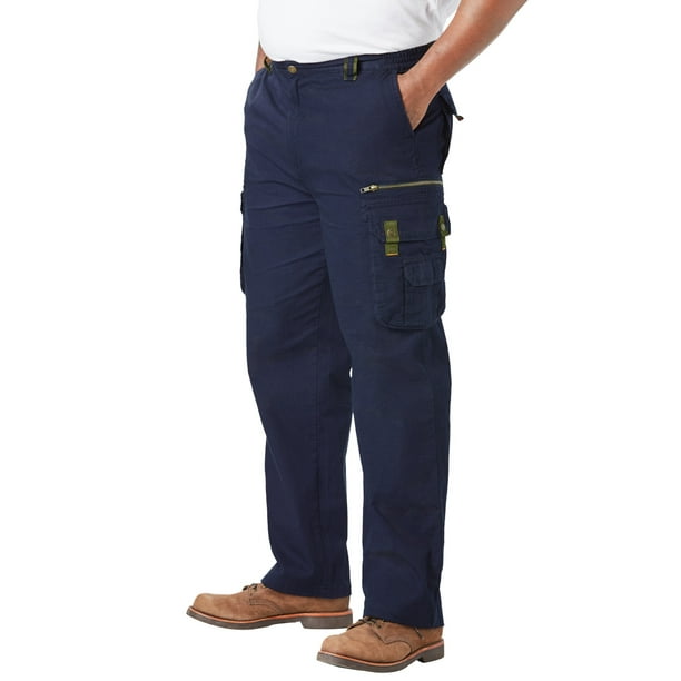 Boulder Creek By Kingsize Men's Big & Tall Ripstop Cargo Pants