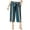 blue, variant on John Paul Richard Womens Tie Front Culotte Pants, Blue, Plus Size, 3X