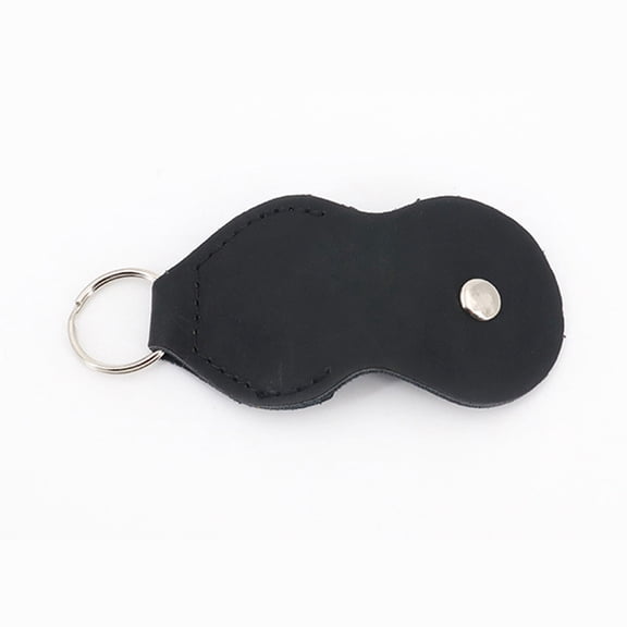 Homoyoyo Black PU Guitar Pick Holder Set, 5 Accessories for Guitar Players, Stable and Convenient Pick Storage