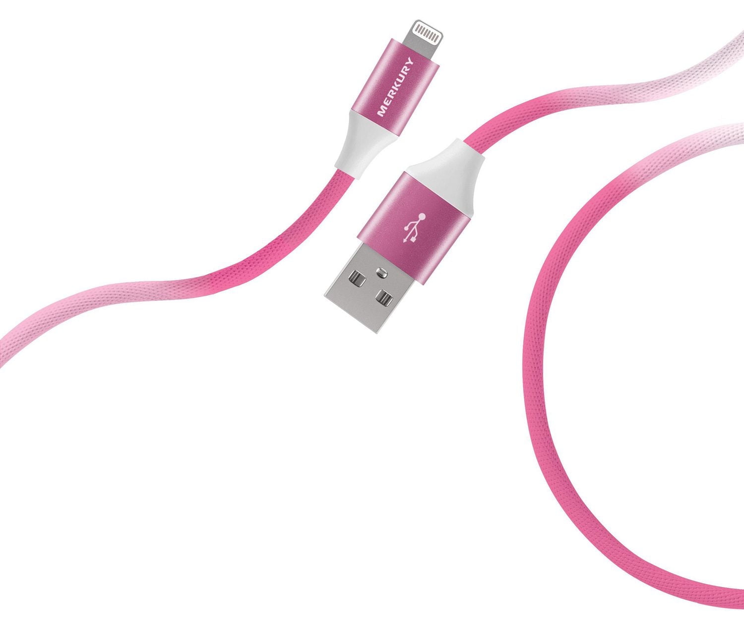 Câble en tissu Merkury Charge + Sync USB-A vers USB-C, câble en tissu USB-A vers USB-