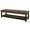 Dark Brown, variant on GZXS 60" Upholstered PU Leather Bench with Padded Seat and Storage Shelf, Nailhead Trim, Solid Wood Legs, Weight Capacity 220 lbs, Bedroom or Hallway Footstool (Dark Brown)