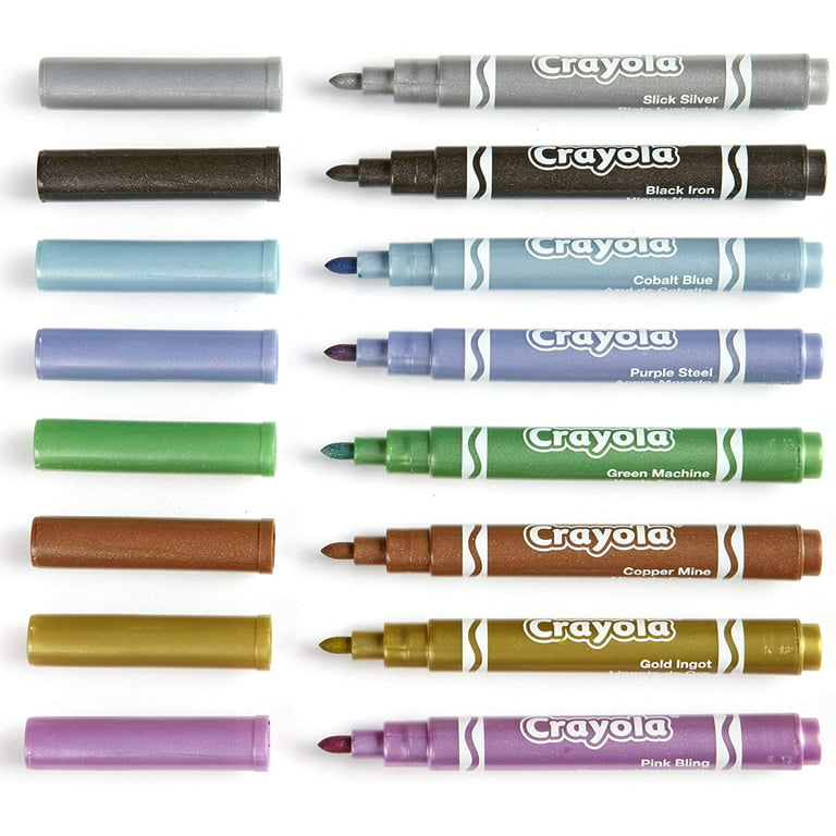 Crayola Metallic Crayons 8 Count