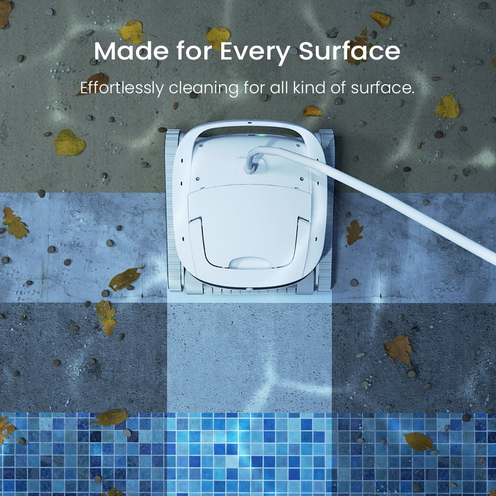 Hydro 4 Corded Pool Robot Vaacuum Cleaner with App Control 5070 GPH Strong Suction Power Wall-climing Waterline Floor Deep Cleaning for Inground Pools