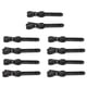 thumbnail image 2 of 10 Unids Pinza de cabellero Acrílico Negro Clip Horquilla Pasador de Cabello para Mujeres Niñas como se describe, 2 of 9