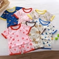 thumbnail image 4 of Futezty Toddler Boys Clothes Summer Outfit Sets, Baby Boy Outfits Kids Sleepwear Short Sleeve Shirt Shorts Soft Summer Pajamas Set 2Pcs Unisex Baby Clothes, 4 of 4