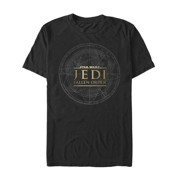 Men's Star Wars Jedi: Fallen Order Celestial Map Graphic Tee Black Medium