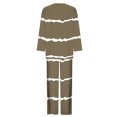 thumbnail image 5 of Puntoco Conjunto de pantalones y manga larga estampados a la moda para mujer, conjunto informal de dos piezas, liquidación Puntoco Puntoco-2241, 5 of 5