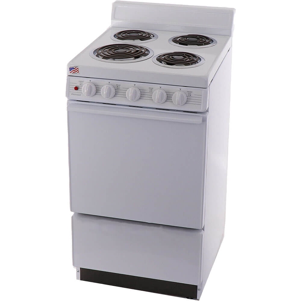Premier&nbsp;2.4 Cu. Ft. White Freestanding Electric Coil Range