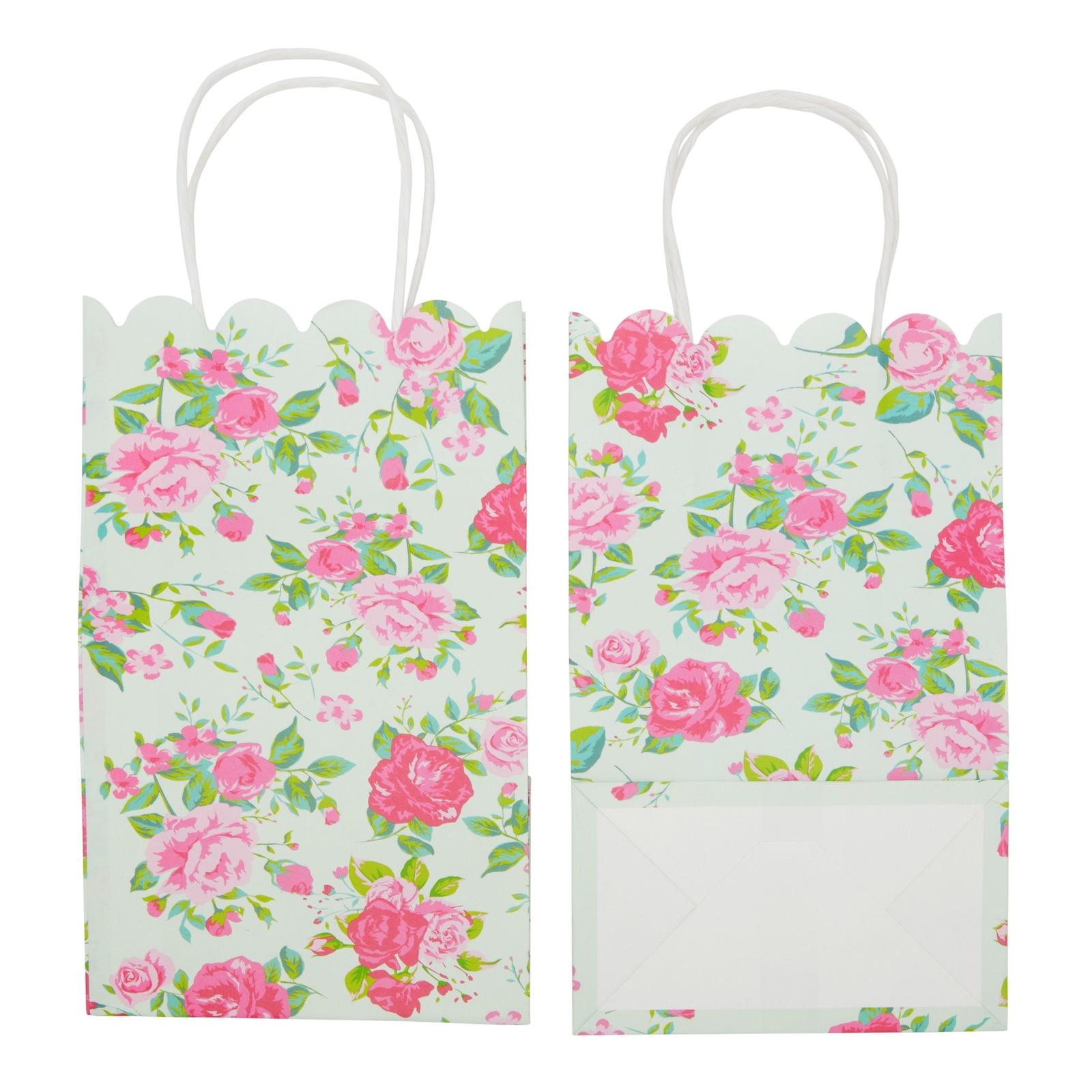 floral party favor bags