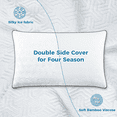 thumbnail image 2 of COOKEY Cooling Shredded Memory Foam Pillows King Size Set of 2, Adjustable Firm Bed Pillow with Gusset for Side, Back, Stomach Sleepers,20"x36", 2 of 10