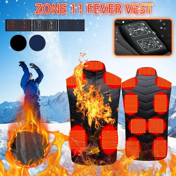 Ganfancp Ropa de Abrigo Al Aire Libre con Calefacción para Montar a Caballo Esquí Pesca Carga a Través de Abrigo con Calefacción Ofertas Flash 1X Chaleco Térmico
