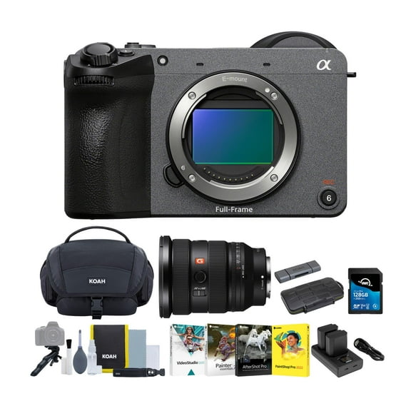 Sony FX2 Full-Frame Cinema Camera Bundle with 16-35mm f/2.8 GM II Lens (Sony E) and Accesories (7 Items)