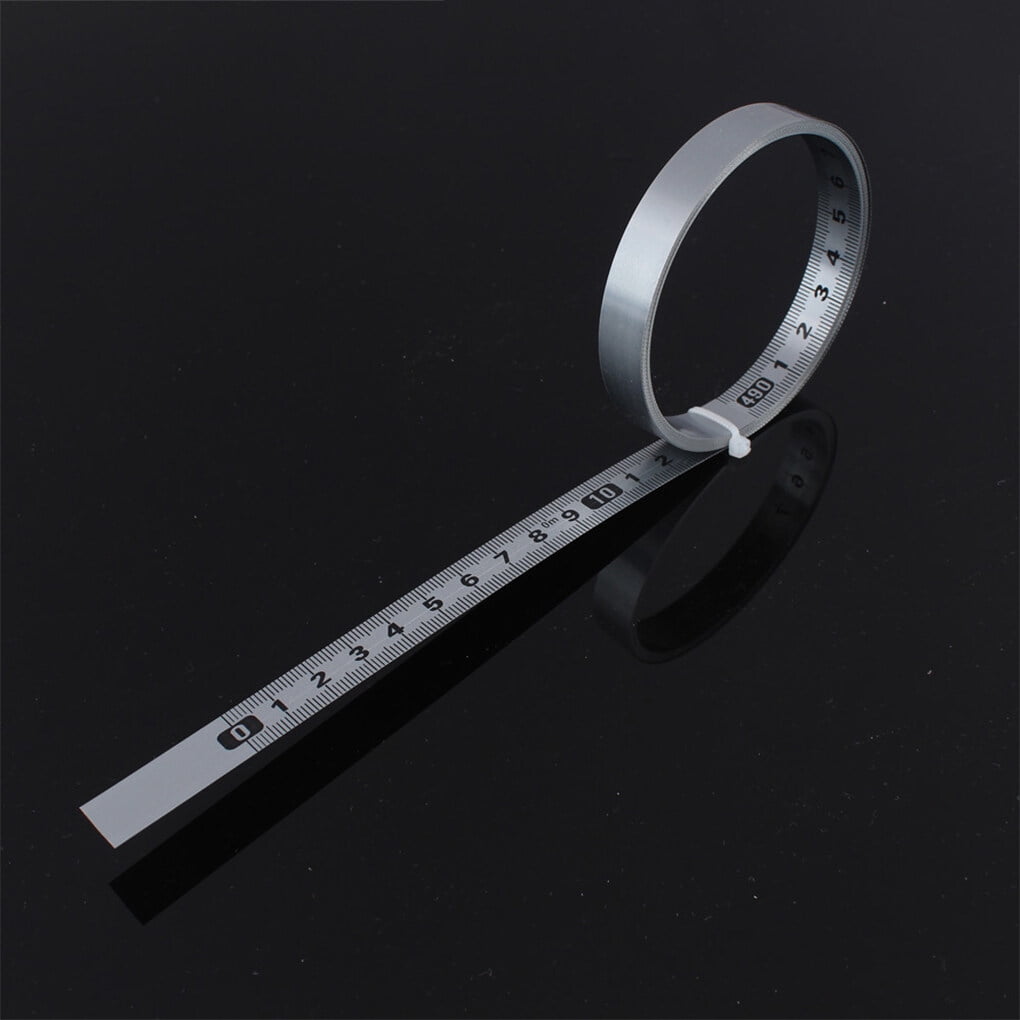 Adhesive Backed Tape Measure Backing Miter Saw Track tape measure Metric Carbon Steel Ruler Tape Measurement 1/2/3/4/5M
