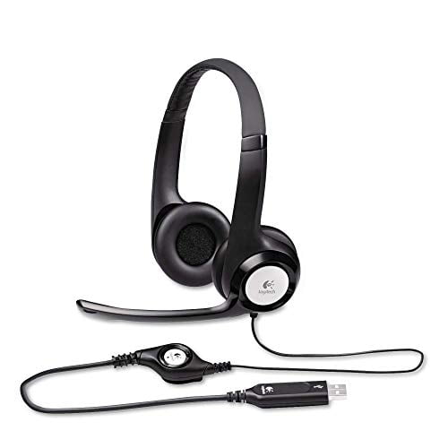 Auricular USB Logitech H390 con micrófono de ruido empaquetado a granel 5,8 onzas