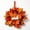 OTHER, variant on 1PCS Fall Maple Leaves Hanging Wreath, Mini Fall Wreaths for Kitchen Cabinets, Thanksgiving Maple Leaves Farmhouse Door Mantle Wall Hanging, Thanksgiving Candle Ring Table Decoration