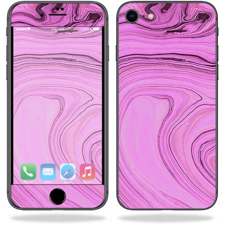UPC 792436100071 product image for Skin for Apple iPhone 8 - Pink Thai Marble%7C MightySkins Protective, Durable, a | upcitemdb.com