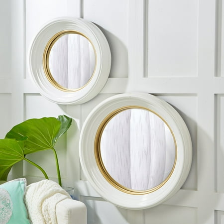 Passport Collection Madison Round Wall Mirror Set Of 2