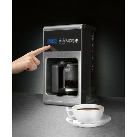 Caso Design - Coffee One 10-Cup Filter Coffee Maker - Stainless Steel