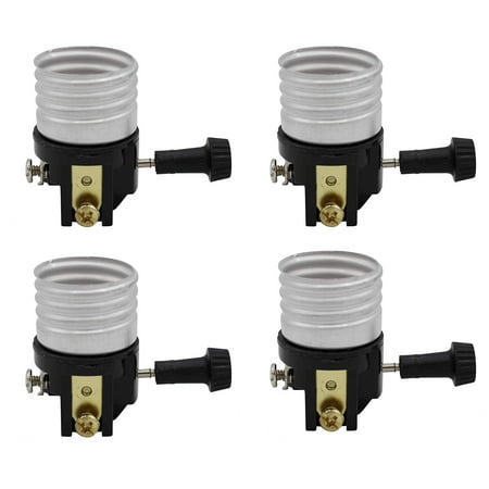 

GeSHOP 3 Way Socket Replacement for Lamps Medium Base Interior Only | Pack of 4