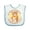 White and Blue, variant on Inktastic My Great Grandma Loves Me Beary Much Boys or Girls Baby Bib