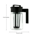 thumbnail image 3 of Ounissouiy Cafetera de elaboración en frío de 500ML, reemplazo de mango reutilizable, Manual profesional, tienda de cocina, tetera filtrante de Juegos de servir café y té, 3 of 6