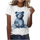 thumbnail image 2 of Tejiojio Women's Animal Printed T-shirt Casual Round Neck Short Sleeve Blouses S-2XL, 2 of 4