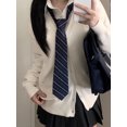 thumbnail image 4 of jinghuiyue Women Sweater Cardigans V Neck Knitted Uniform Button up Long Sleeve JK Top Clothing with Pockets XXL, 4 of 7